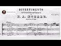 Mozart  - Divertimento for String Trio K. 563 (1788)