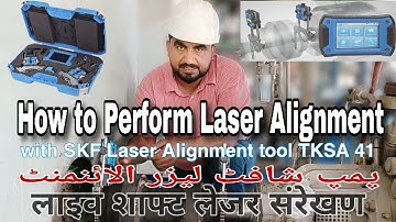 Pump Laser Alignment with SKF Tool | How to perform HP Pump Laser Alignment | Saleemi Official