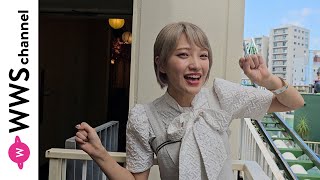 【マイディア】MyDearDarlin'・東條ゆりあ、白のミニワンピで登場！@JAM ALLSTARS 2023へ意気込み語る。＜@JAM EXPO 2023 supported by UP-T＞