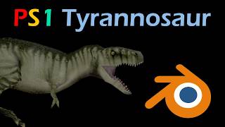 Low Poly PS1 T-Rex - (Blender Timelapse) (Ucupaint)
