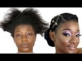 WOW😍 BEAUTIFUL CLIENT  MELANIN HAIR AND MAKEUP TRANSFORMATION FOR BROWN SKIN GIRLS