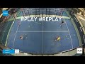 Spectacular padel points at pure play dubai  play replay your own match 