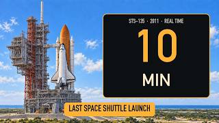 10 Minute Timer 🚀 Last Space Shuttle Launch (STS-135) Real Countdown in Real Time