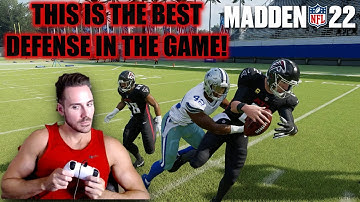 THIS IS THE BEST DEFENSE IN MADDEN 22! PLAY LOCKDOWN COVERAGE & RUN DEFENSE! MADDEN 22 TIPS