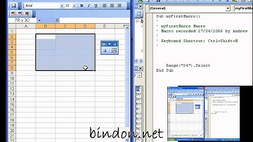 Excel VBA Macro Recorder