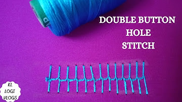 Class 18 : Double Button Hole Stitch | Aari basics for beginners