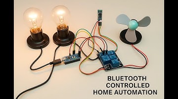 Bluetooth Controlled Home Automation  using Arduino