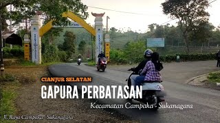 Suasana Perjalanan Dari Campaka-Sukanagara | Cianjur Selatan | Lagu Pop Sunda Lawas