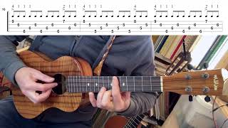 Moonlight Sonata - Von Beethoven (Ukulele fingerstyle tutorial)