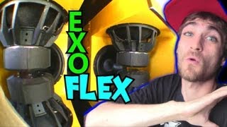 EXO's Wall Doin' DAMAGE w/ Six 18 inch SUBS & BIG Steering Wheel BASS FLEX