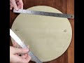 Measuring a pottery wheelhead with batt pins.