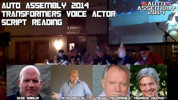 Transformers voice actor script reading (G1, Beast Wars, TF Animated, RiD) - Auto Assembly 2014