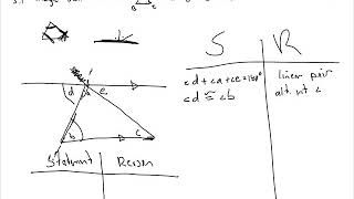 3 1 triangle sum theoerem proofs