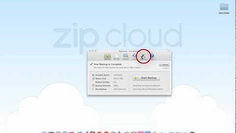 Zipcloud Tutorial: How to change your Backup Settings on a Mac