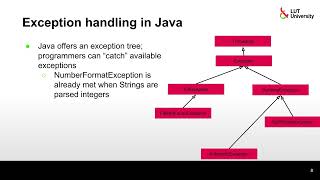 14 – Exception handling