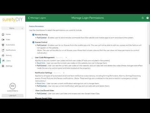 How to Create Additional Alarm.com App/Website Logins