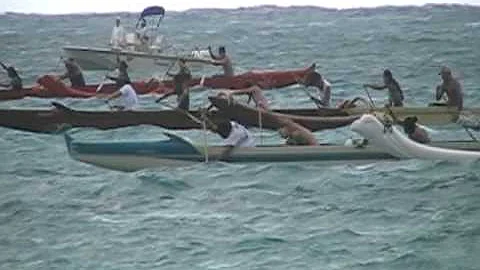 Kalihi Kai Canoe Club, 13 Girls @ Waimanalo 6-7-09