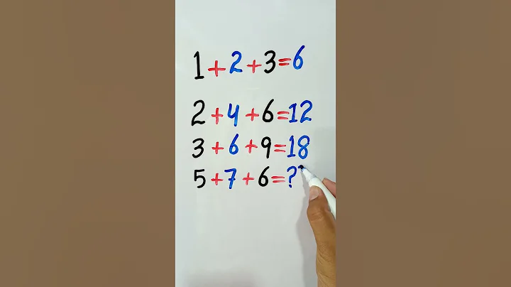 5+7+6= ?? #shortvideo #maths #testandlearn #braintestsolution #addition