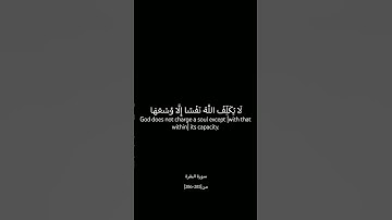 سورة البقرة | من الإية [285~286] | #قرآن_كريم