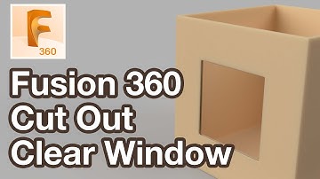Fusion 360 Tutorial - Glass Panel