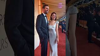 Emma Stone and Dave Mccary at Oscars ♥️ #emmastone #antesedepois