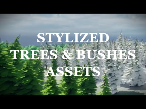 Unreal Engine 5 | DOWNLOAD | Stylized 3D Model Trees Showcase - YouTube