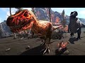 ARK FJORDUR - DOMEI UM X-REX DE LAVA E UM X-ANQUILOSSAURO!! #6
