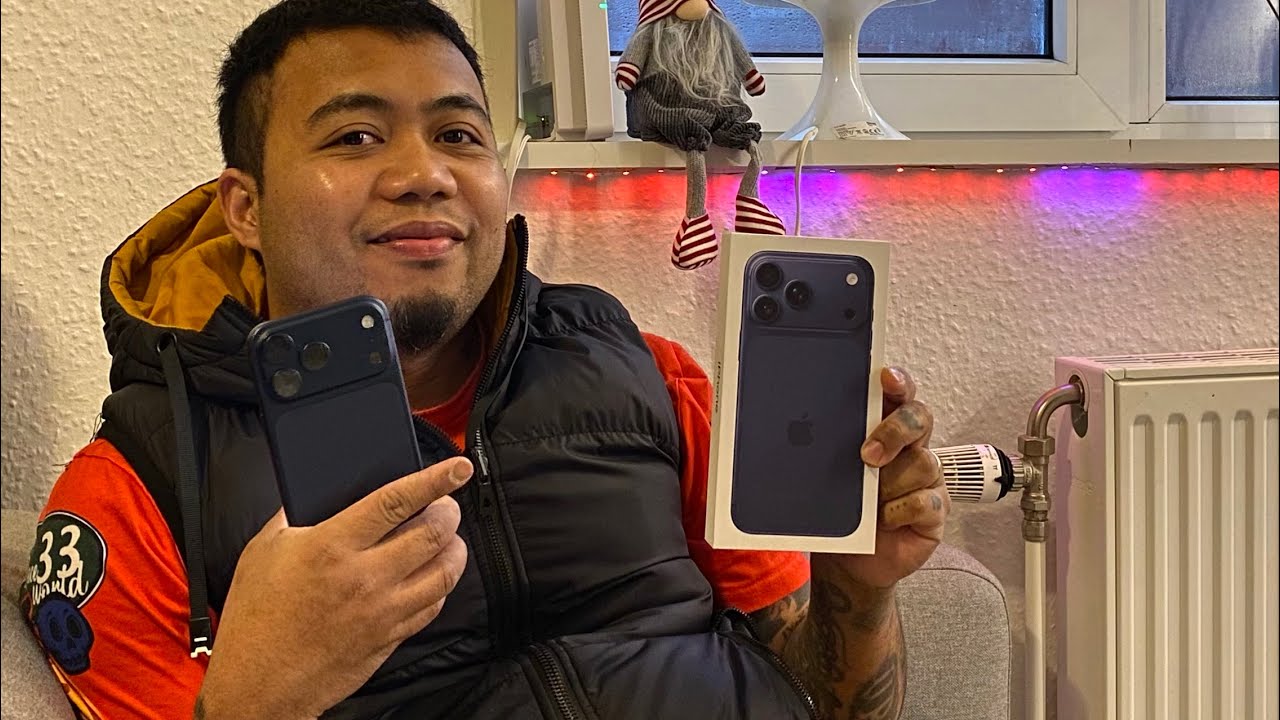 Unboxing i phone 17 pro max 1 tb 😊