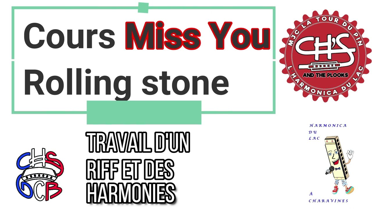 Miss you ( the rolling stones ) . Tuto Harmonica C