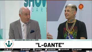 L-Gante en el Show del Lagarto: "Me costó levantarme pero llegué"