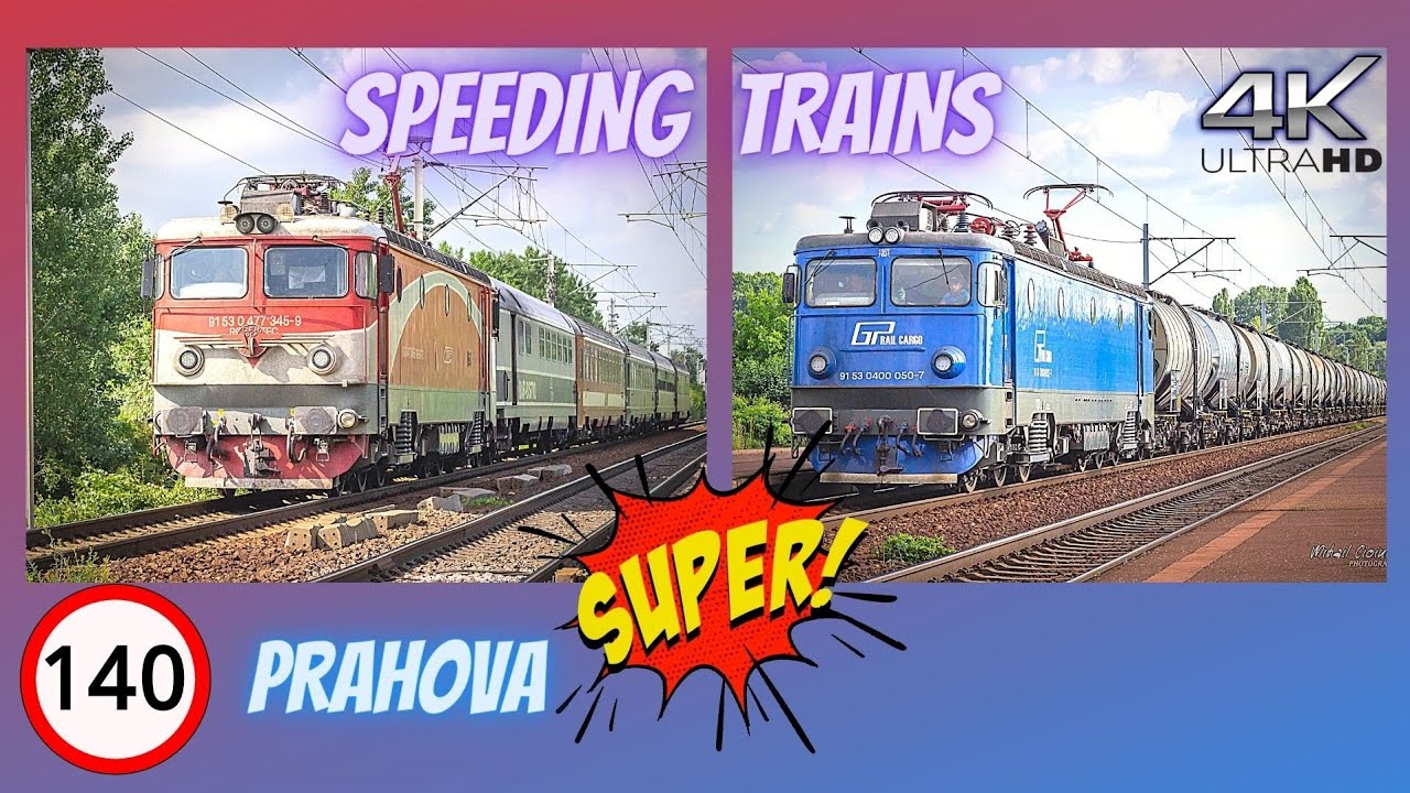 Trenuri in Viteza / Speeding Trains in Ploiesti | Prahova P.O.