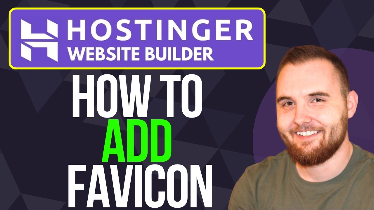 How to Add a Favicon in Hostinger Website Builder (2025) - YouTube