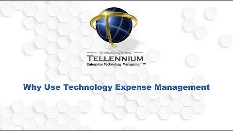 Why use a Technology Expense Management provider