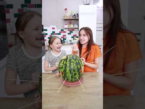 Best family game with watermelon #shorts by Milli Star