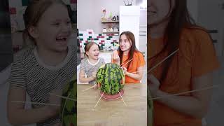 Best family game with watermelon #shorts by Milli Star