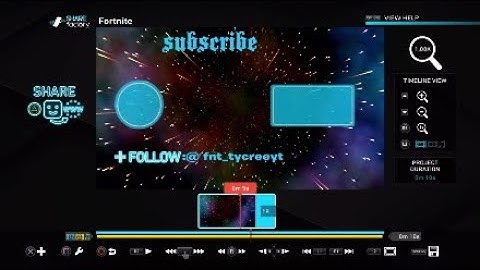How to make a youtube outro on ps4(Sharefactory)