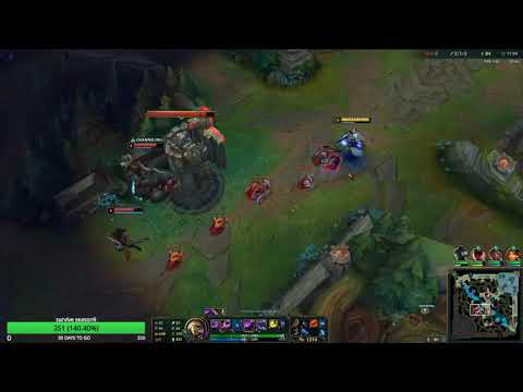 PermabanXD - "Kassadin is so strong early game" (diving 1v3)