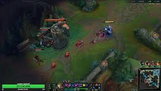 PermabanXD - "Kassadin is so strong early game" (diving 1v3)
