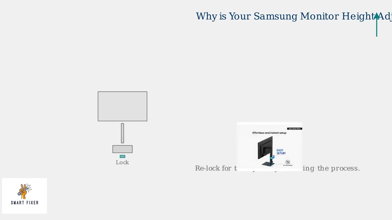 Samsung Monitor Height Adjustment Stuck? Unlock Stand & VESA Options