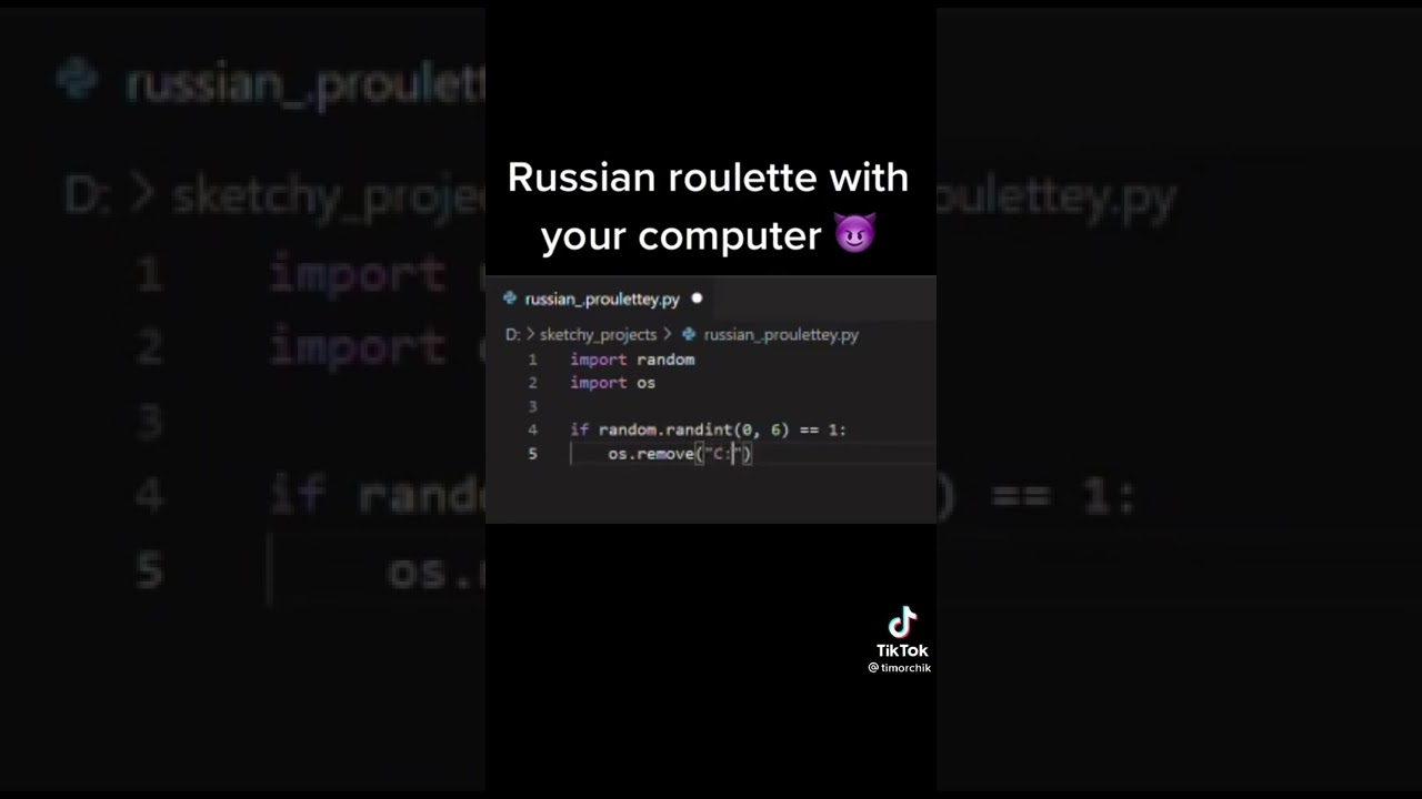 Russian Roulette - FORTRAN Computer Games