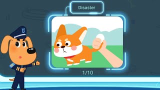 Sheriff Labrador Safety Tips Quiz #67 - Is It Okay to Touch Pets or Animals  Roughly? - Babybus Game screenshot 5