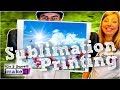 Sublimation Printing On T Shirts, Wood and Aluminum | DIY Heat Transfer