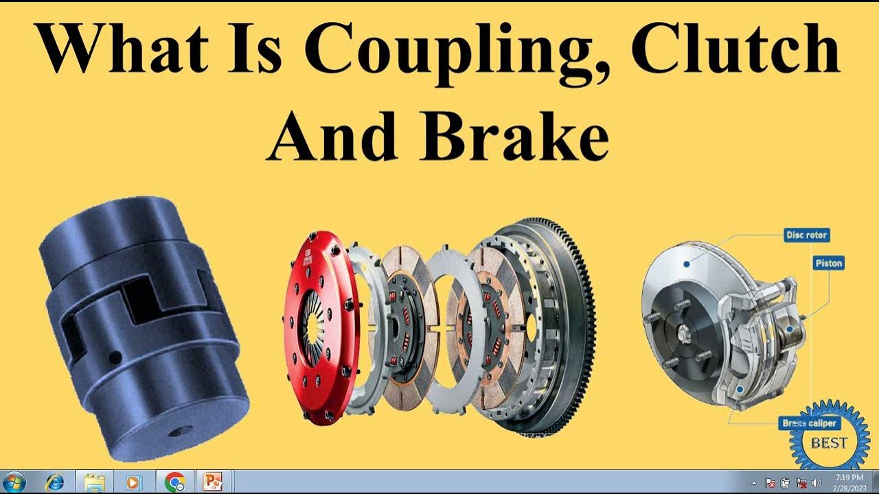 What Is Coupling, Clutch And Brake YouTube 