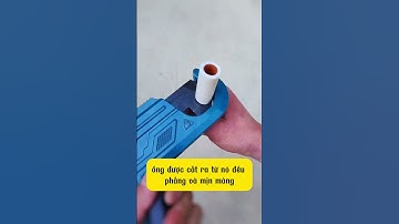 Dụng cụ cắt ống nhựa với thiết kế thông minh, lưỡi dao tự động rút lại.