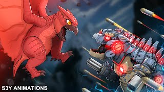 Baby Godzilla vs. Kong: Rodan vs. Mecha Godzilla - Animation 4