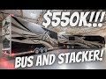 Prevost H3 45 Featherlite Coach and Stacker Trailer tour and test drive For Sale in Arizona