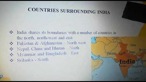 Class 4 Social Studies - India - location and its neighbouring countries, Part - 2 (Mar 2021)