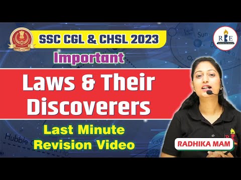 Laws and their discoveries by Radhika ma'am