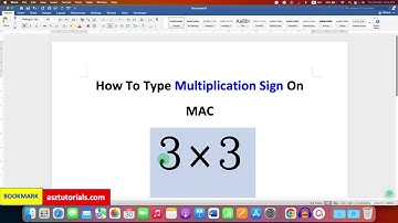 How To Type Multiplication Sign (×) On MAC - [ MacBook ]