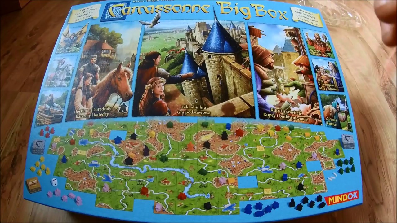 Carcassonne Big Box 6 unboxing 